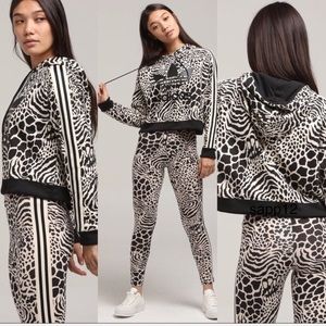 Topshop🆕ADIDAS///2PC LEOPARD HOODIE OUTFIT